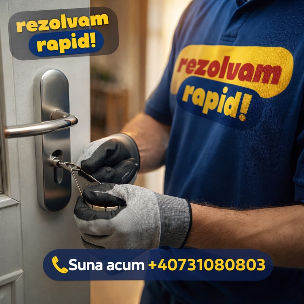 Deschidere mașină blocată cu cheia înăuntru