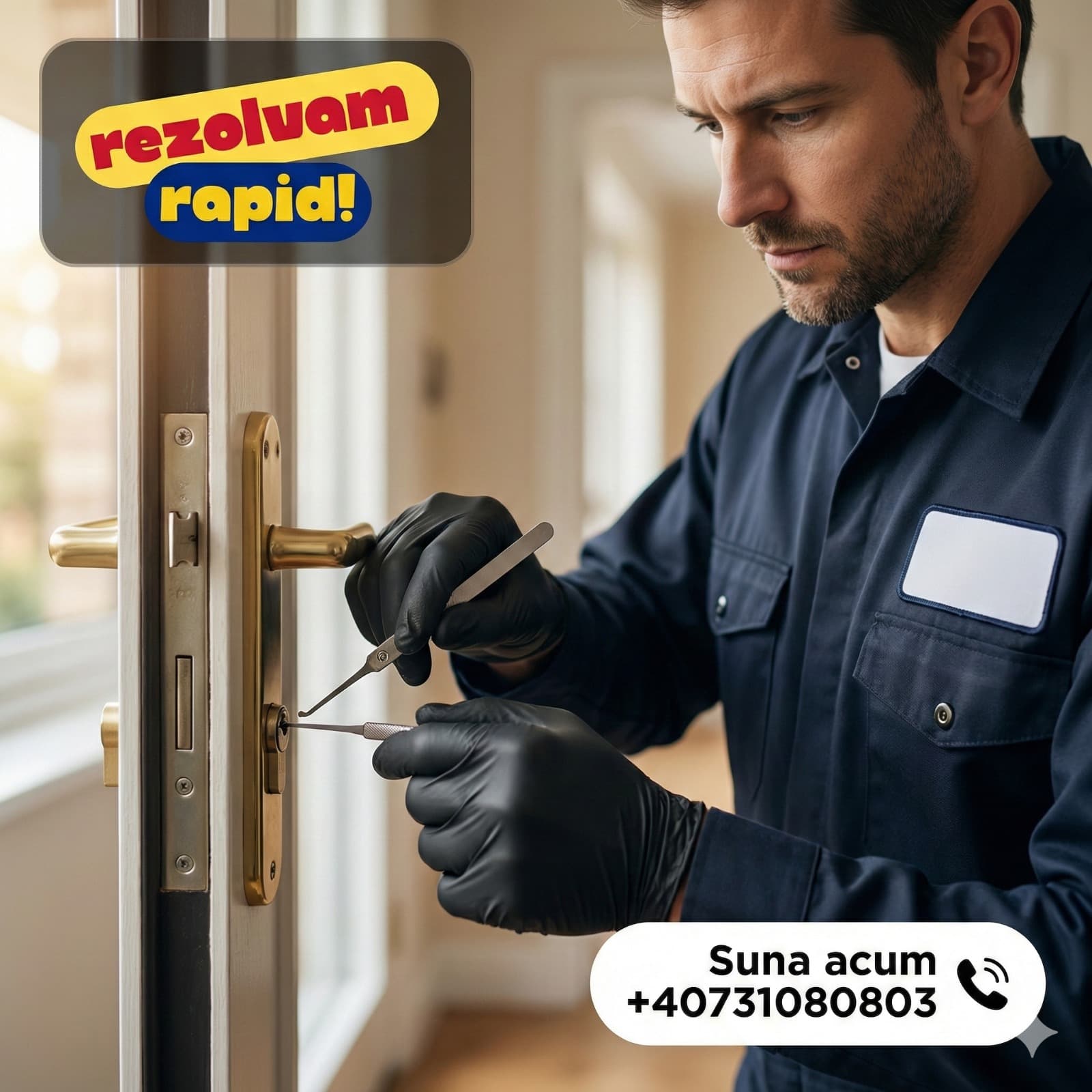 Deschidere usa blocata masina fără zgârieturi